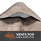 Modern Leisure Garrison Patio Ottoman/Coffee Table/Fire Pit Cover, Waterproof, 42 in. Lx22 in. Wx17 in. H, Granite 3122 - alternate 4